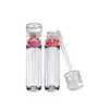 Pedido Jinze: Redondo, con un Anillo Central, Tubo Delgado para Brillo de Labios, Envase para Brillo de Labios, Material de Empaque de Tubo Vacío de Plástico