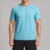 Camiseta de secado rápido para hombre transfronteriza, corte holgado, absorbe la humedad, transpirable, adecuada para correr, fitness, actividades al aire libre, deportes, hogar y uso casual