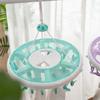 Sanhe 24-clip Simple Round Drying Rack com placa à prova de poeira Multi-clip Secagem de roupas Meias Cabide Roupas Penduradas Roupas Cuecas