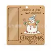 Colgante decorativo para árbol de Navidad, portalápices creativo, Papá Noel, muñeco de nieve, reno, decoración de regalo navideño