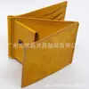Cartera de cuero para hombre y mujer de comercio exterior Amazon billetera con clip de metal japonés billetera con múltiples compartimentos para tarjetas RFID