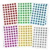 54 Pegatinas/Hoja Pegatinas de Estrella Holográfica 6 Colores Láser Smiley Estrella de Cinco Puntas Recompensa para Niños Pegatinas de Dibujos Animados