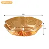 Plato de Fruta Comercial con Acabado de Alta Gama, Plato de Plástico de Lujo Ligero para Mesa de Café de Sala de Estar, Plato para Snacks, Bandeja de Fruta de Grado Alimenticio