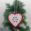 Fabricante Venta al por Mayor Colgantes de Navidad Papá Noel Decoraciones de Copo de Nieve Colgantes Pequeños de Alce Colgantes para Árbol de Navidad Venta al por Mayor