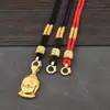 Collar de Cuerda Trenzada a Mano con Colgante de Mantra de Seis Caracteres Grueso Cuerda para Colgante Cordón Cuerda para Colgante de Hombre Tarjeta de Buda Tarjeta Thangka Tarjeta de Da Igual