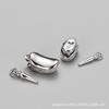 Hebilla de lingote de plata de ley de cuerpo entero al por mayor con pulsera de 925, collar, hebilla de perla, hebilla de resorte, accesorios DIY, productos semiacabados