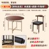 Mesa de Jantar Redonda Grande de Madeira Maciça Combinação Negociação Nova Mesa de Jantar Dobrável Estilo Chinês e Cadeiras Painel de Mesa Doméstica Mesa de Jantar Mesa Giratória
