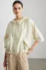 Nuevo Ropa Casual con Capucha de Cordón de Seda para Protección Solar Primavera Verano 2026 Moda Femenina Top Versátil