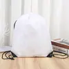Bolsas de Poliéster de Cordón de Colores en Stock, Bolsas de Cordón para Zapatos, Bolsas de Boxeo, Bolsas de Almacenamiento, Impresión de Logos, Mochilas de Cordón Doble Hombro