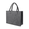 Bolsa de Feltro Ano Novo do Cavalo, Bolsa Tote de Feltro Colorida Simples em Desenho Animado de Grande Capacidade, Personalização de Bolsa de Feltro Promocional para Empresas
