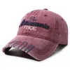 Gorra de béisbol bordada vintage lavada europea y americana transfronteriza para hombres y mujeres, gorra retro de pico de pato, sombrero versátil para protección solar al aire libre