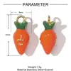 Máquina de Coser con Goteo de Aceite Estéreo 3D Calabaza Coche DIY Colgante de Acero Inoxidable Dragón hembra Fruta del Dragón Uva Colgante de Joyería de Acero de Titanio