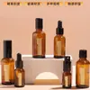 Aceite Esencial Dotteri Botella de Vidrio Oscuro Botella de Cuentas Botella con Atomizador Gotero Botella Vacía Esencia de Perfume Líquido Mezcla