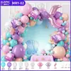 Diseño de evento de fiesta temática de traje de globo transfronterizo, decoración de cumpleaños de boda, decoración de ceremonia de boda, cadena de globos