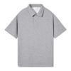 Verão 230gPOLO Camisa Impressa Bordado Japonês Hong Kong Estilo Cor Sólida Raglan Lapela Manga Curta T-Shirt DIY Imprimir logotipo