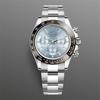 Reloj Mecánico Automático para Hombre Ice Blue Panda Daytona con Tres Subesferas, Seis Manecillas, Multifuncional, Luminoso