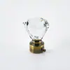 Decoraciones Modernas Minimalistas de Cristal Estilo Americano para Extremos de Barra de Cortina Tapacubos Decorativos para Barra Romana Accesorios para Barra de Cortina