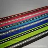 Fita de Nylon Imitação Colorida de Alto Brilho Refletiva Atacado Tiras Refletivas Espessadas Acessórios para Guia de Animal de Estimação Tiras de Amarração