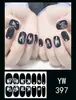 Pegatinas para uñas TE, sin cocción, de moda, finas, arte de uñas de cobertura completa listo para usar, pegatinas de uñas vestibles temu, Sudeste Asiático, Japón, Corea