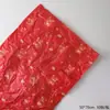 Papel Sombra Floral Rojo Pera de Nieve para Empaque de Flores, Decoración Festiva, Papel de Base para Relleno de Ramos, Materiales de Arte Floral