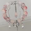 Pulsera Año Nuevo del Dragón 2024 para Mujer Pulsera Imitación Cinabrio Bollo de Dragón Nuevo Estilo Chino Joyería Estilo Chino Año del Dragón