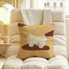 Almofada de Cachorrinho Desenho Animado Fofo Estilo Ins, Capa de Almofada para Cabeceira de Sofá de Quarto Feminino, Atacado