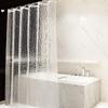 Yp Spot 3D Eva Transparente Forro de Cortina de Ducha con Imán Impermeable Hebilla de Acero Inoxidable Cortina de Baño con Gancho Venta al por Mayor