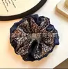 Atacado em estoque scrunchies de renda floral cintura fina, scrunchies de cetim com strass, elásticos de cabelo, tiaras