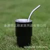 Nuevo Vaso Mini de Sublimación para Licores de 3 oz, Taza de Espresso, Vaso Multicolor de Acero Inoxidable de Doble Pared con Popote