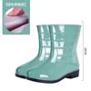 Botas de lluvia planas de tiro bajo para mujer, de algodón, para exteriores, estilo coreano, para cocina