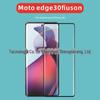 Adequado para Película de Vidro Temperado com Borda Curva para Moto edge30fiuson Película Adesiva para Moto edge30fiuson