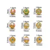 Cuentas de Gota de Aceite de Cobre, Cuentas de Hoja de Gota de Aceite de Oro Antiguo, Cuentas Huecas con Patrón de Nube, Cuentas para Bordar, Cuentas Sueltas para Pulsera y Collar Hechos a Mano para DIY