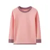 Conjunto de Ropa Interior Térmica para Niños, Capa Base Cálida de Forro Polar para Niñas, Ropa de Otoño y Pantalones, Ropa de Casa para Jóvenes Niños, Pijamas para Niños