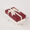 Caja de Regalo Exquisita con Lazo para el Día del Maestro, Caja de Recuerdo para Festividades, Caja de Tapa y Base, Caja de Regalo para el Día de San Valentín al por Mayor