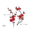 Patch de Tecido Bordado Flor de Ameixa Clássica Acessórios Decorativos para Vestuário Grande Patch Adesivo Bordado Computador Atacado em Ponto