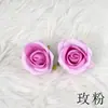 Pequena Cabeça de Flor Rosa Redonda de Veludo Flor Artificial Guirlanda de Casamento Acessórios de Decoração para Caixa de Presente Corsage Grampo de Cabelo Flor Cabeça de Flor de Alto Padrão