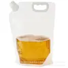 Bolsa de Nylon, Bolsa para Cerveja para Levar, Bolsa de Embalagem Transparente de Grande Capacidade, Bolsa de Embalagem Selada, Bolsa de Água para Exterior, Selo de Grau Alimentício