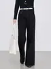 Se Você Quer Jeans, Jeans Reto de Cintura Alta Feminino, Calças Femininas Grossas Forradas com Fleece, Jeans Flare Feminino 8251