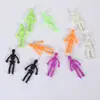 Ratón Halloween Transfronterizo Araña Murciélago Luminoso Cucaracha de Plástico Ratón Truco Calavera Pegamento Blando Huesos Humanos