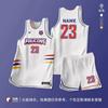 Uniforme de baloncesto para hombre, uniforme de competición para equipo universitario, camiseta de entrenamiento de secado rápido, camiseta retro de baloncesto americano.