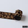 En Stock Estampado de Leopardo Amarillo Terroso Banda Elástica para Diademas de Peluca de Amazon, Cinturas de Pantalones, Bandas Elásticas, Estilo Europeo y Americano