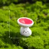 Micro Paisaje de Exportación Transfronteriza Hongo Pequeño Lindo Inclinado Musgo Lindo Jardinería Decoración DIY Accesorios Adornos Pequeños