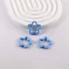 Colgante Acrílico de Estrella de Cinco Puntas Hueca de Color Sólido Colorido Materiales de Decoración con Cuentas para Manualidades Accesorios Venta al por Mayor