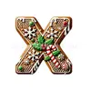 Explosiones Transfronterizas Navidad Árbol de Navidad 26 Decoraciones de Letras de Jengibre Colgante Pequeño de Letra Colgante