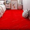 Alfombra de Lana de Seda Transfronteriza Amazon Sala de Estar Dormitorio Mesa de Centro Cabecera Manta Color Sólido Simple Cuidado Fácil Antideslizante
