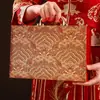Caixa de Presente de Casamento, Presente em Dinheiro de Noivado de 200.000, Caixa de Presente, Artigos de Casamento, Dinheiro de Dote, Presente de Casamento de Luxo de 100.000