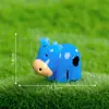 Musgo Transfronteiriço Micro-paisagem Criativo Fofo Mini Vaquinha Jardinagem DIY Acessórios de Decoração Micro Miniaturas