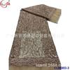 Posicionamiento de lentejuelas bordadas europeas y americanas DIY hecho a mano malla inferior bordado encaje elegante vestido de novia vestido de actuación escénica tela de ropa