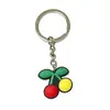 Serie de Frutas Transfronterizas Llavero Colgante de Goma Suave de PVC Llavero de Coche DIY Colgante de Mochila Regalo Pequeño
