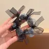 Goma para el pelo satinada floral Maillard para mujer, alta elasticidad, liga para el pelo duradera que no daña el cabello, accesorio elástico para el pelo